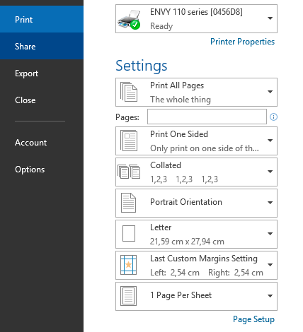 deleting section break deletes header