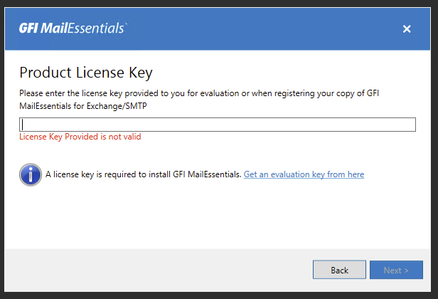 gfi mailessentials blank sender whitelisted