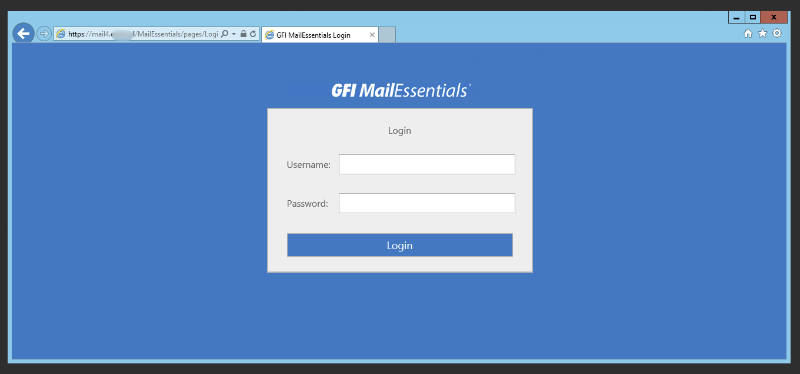 gfi mailessentials online