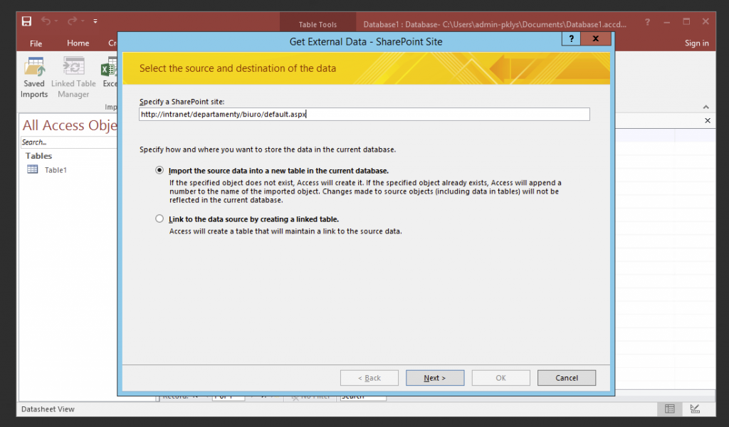 Migrate List Items from SharePoint 2007 to SharePoint 2013 with Access ...