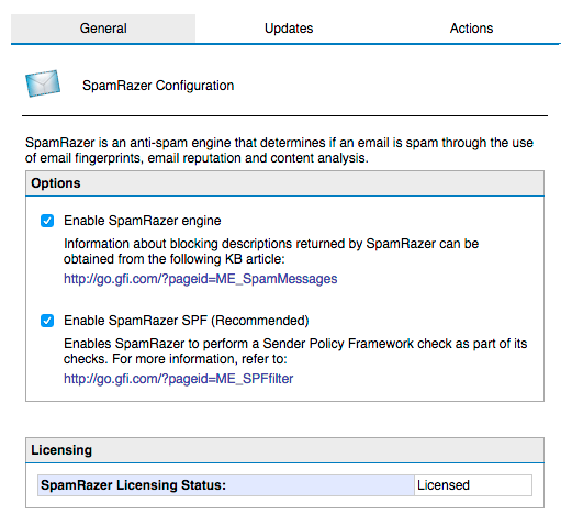 gfi mailessentials support number