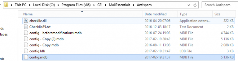 gfi mailessentials update installation failed