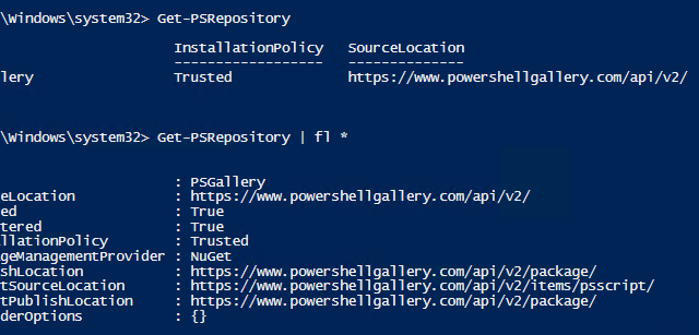 PowershellGallery