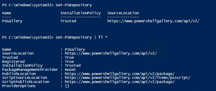 PowershellGallery