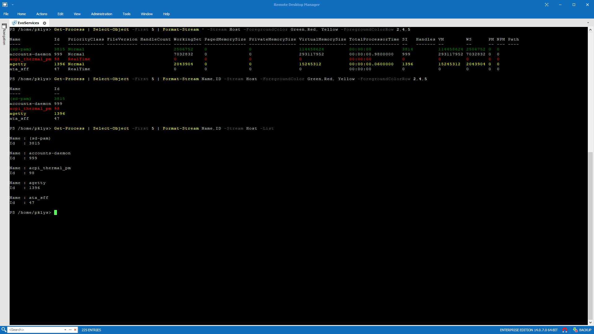 PowerShell - Working with Format-Table in Verbose, Debug, Output