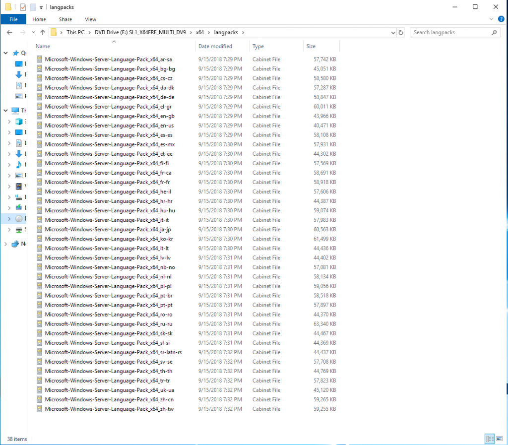 language pack for windows 10 ltsc 2019