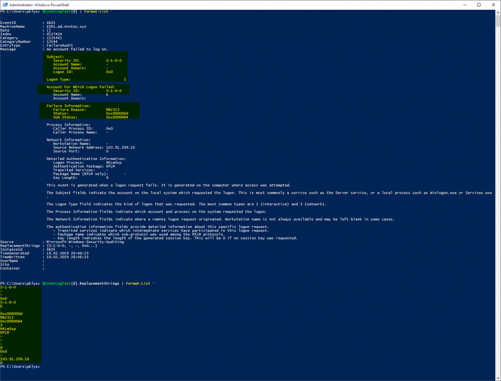 Powershell everything you wanted to know about event logs and then