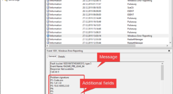Sending information to Event Log with extended fields using PowerShell