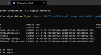 Using Win32_UserAccount WMI filter in PowerShell/Group Policies and what to avoid