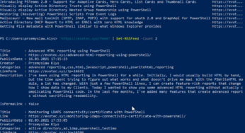 Submitting blogs to web.archive.org using PowerShell