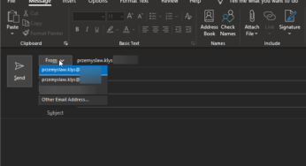 Sending email as an alias (proxy address) with Office 365